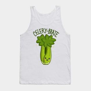 “Celery-Brate” Celebrating Celery Tank Top